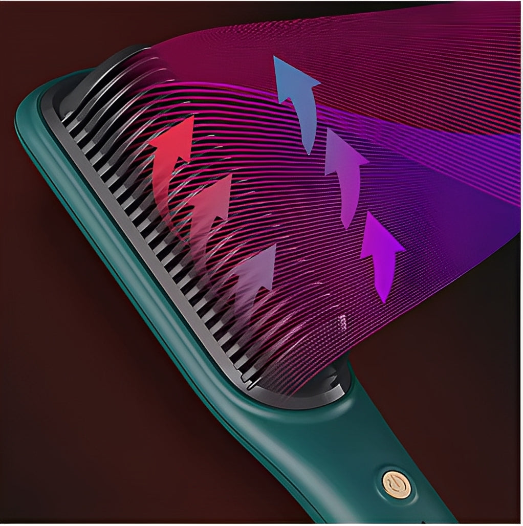 ✨ Cepillo Alisador Eléctrico – Liso Perfecto en Minutos ✨